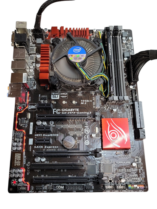 Gigabyte Z97X-Gaming 3 Motherboard w/ Intel i5-4690 8GB DDR3 No HDD/SSD