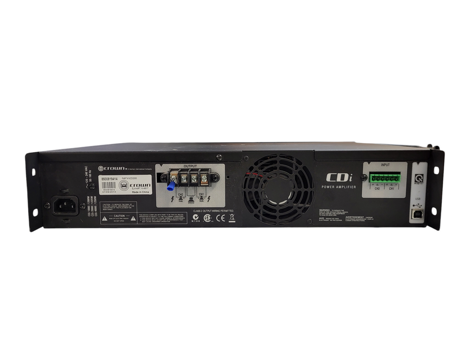 Crown CDi 2000 Two-channel Power Amplifier 800W