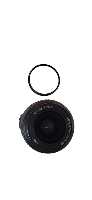 Nikon DX SWM ED Nikkor AF-S 18-55mm f3.5-5.6 G II 2 ED Lens Aspherical