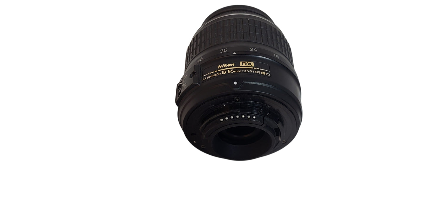 Nikon DX SWM ED Nikkor AF-S 18-55mm f3.5-5.6 G II 2 ED Lens Aspherical