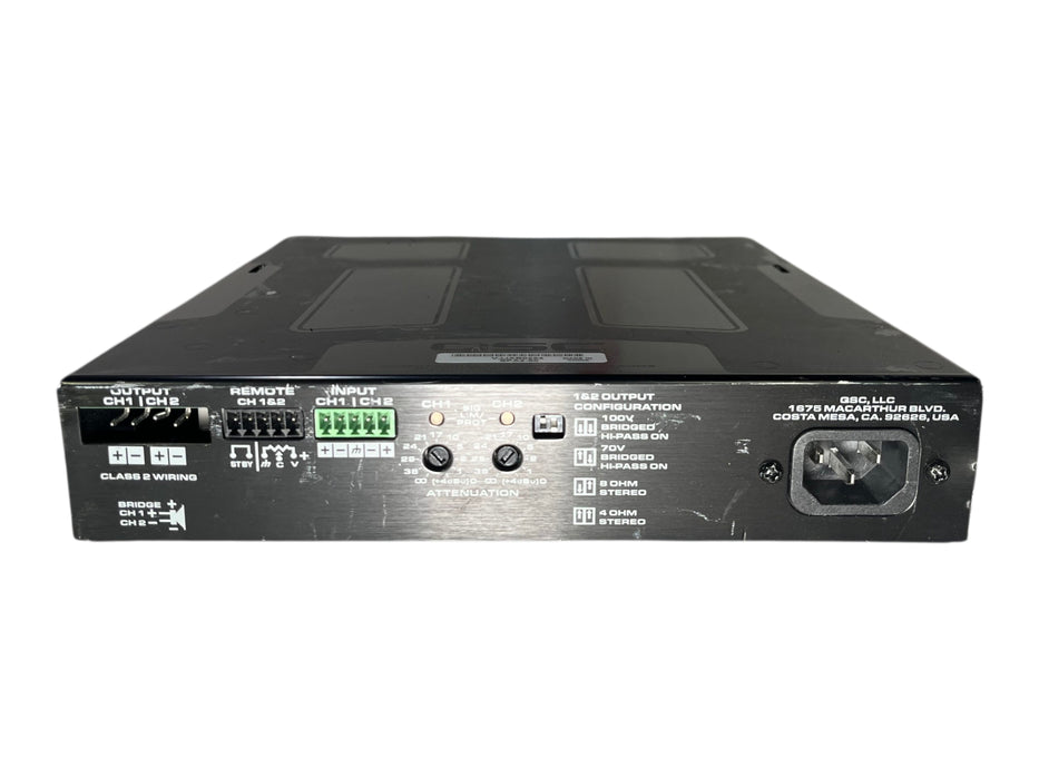 QSC SPA2-60 Dual Channel System Power Amplifier