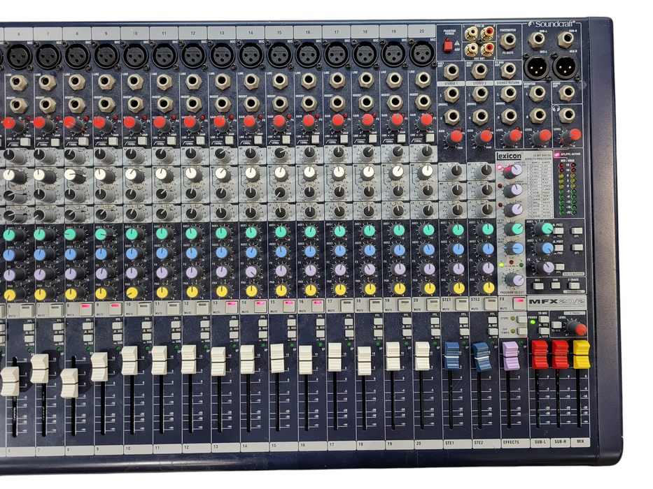 SoundCraft by Harman Professional Analog Live Studio Mixer MFX 20/2