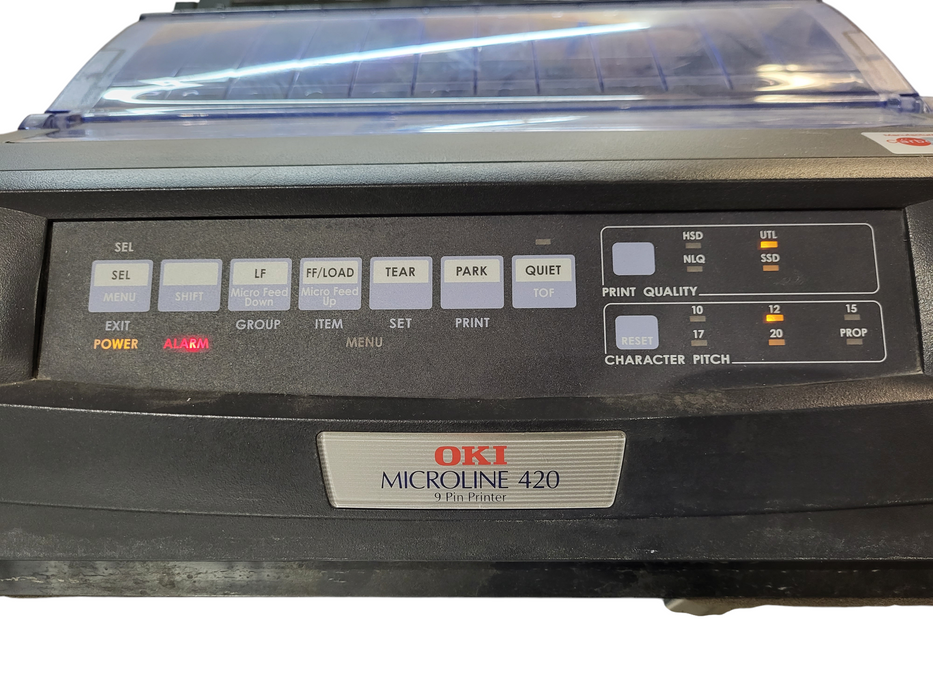Oki MICROLINE 420 Workgroup Dot Matrix Printer READ