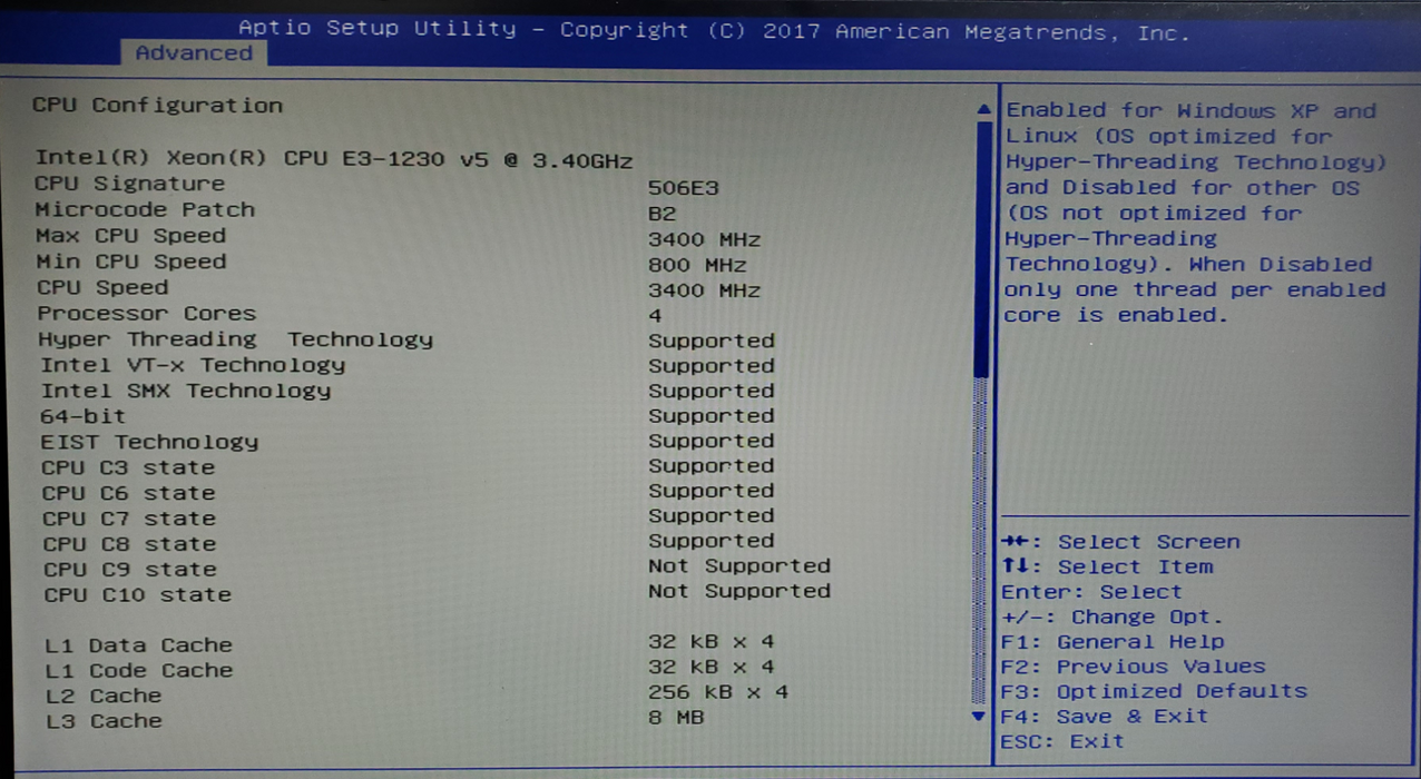 SuperMicro X11SSM-F / CSE-813M - Xeon E3-1230 v5, 32GB DDR4 - No HDD