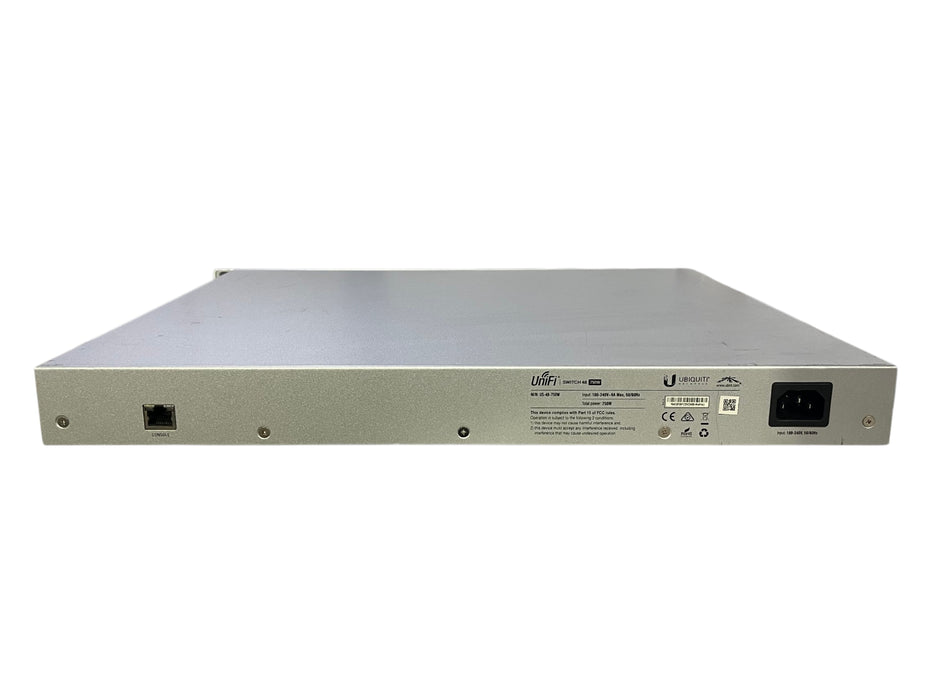 Ubiquiti UniFi Switch 48 PoE 750W (US-48-750W) 48-Port Gigabit Managed Switch