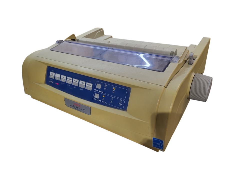 Oki MICROLINE 420 Workgroup Dot Matrix Printer READ