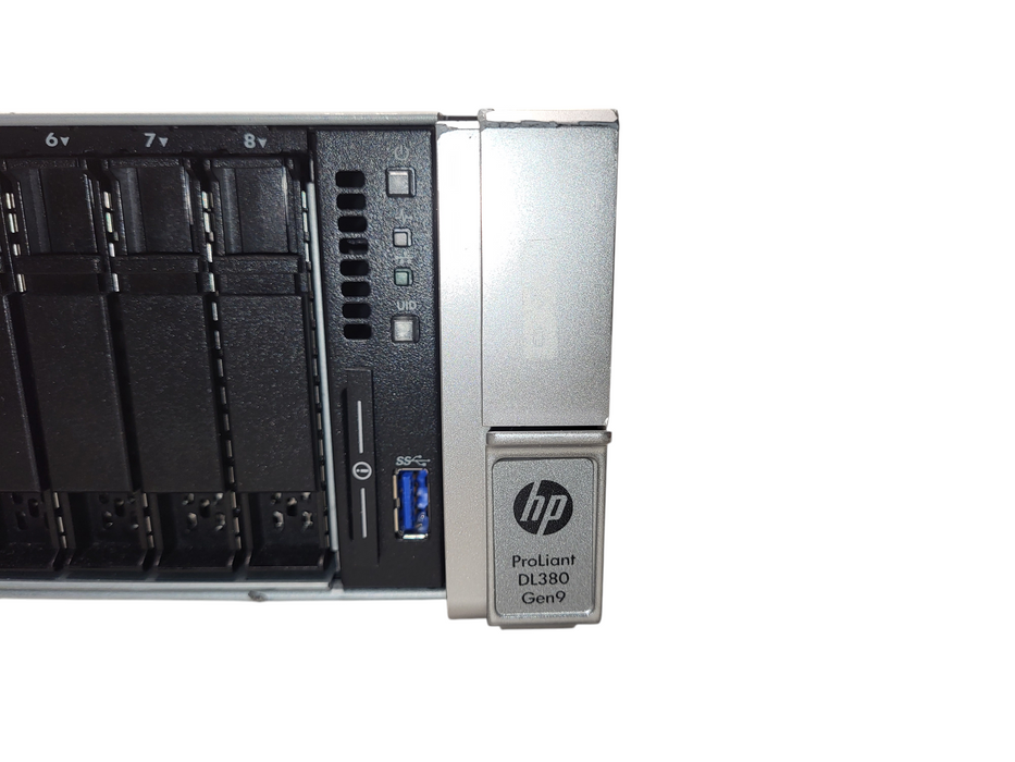 HP ProLiant DL380 G9 8x 2.5" BAREBONE 1x HS 2x PSU NO CPU/HDD/RAID/RAM/SHROUD