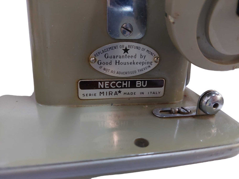 Vintage NECCHI BU Sewing Machine Made In Italy  =
