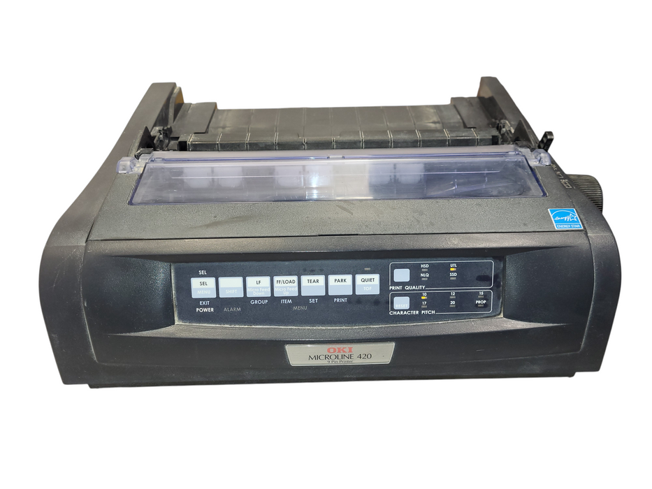 Oki MICROLINE 420 Workgroup Dot Matrix Printer READ