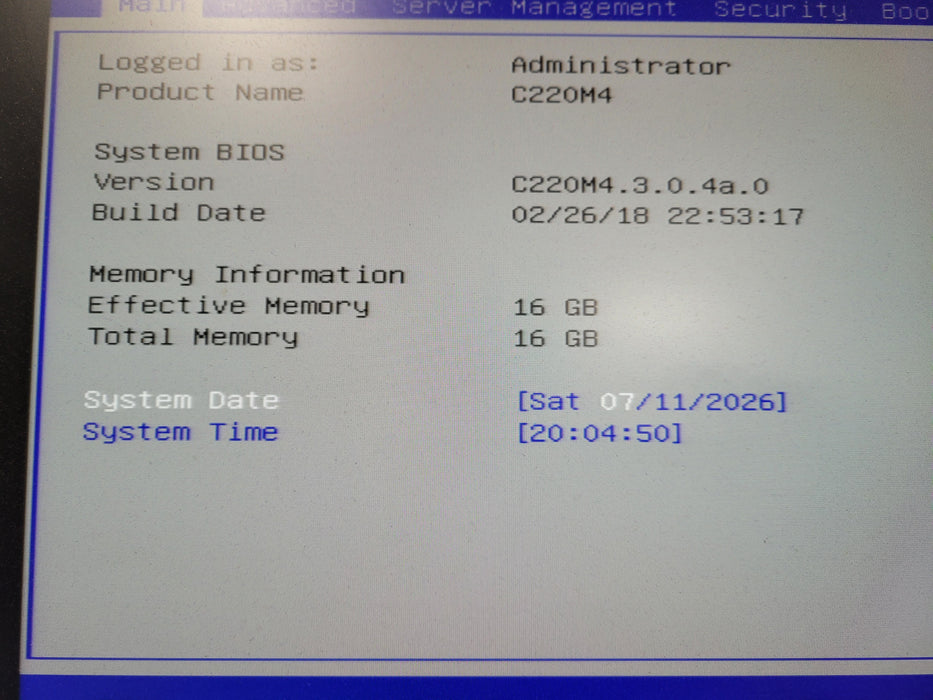 Cisco UCS C220 M5 1U 2.5" Server Xeon 2630 v3 @ 2.4GHz 16GB DDR4 AVAGO MegaRAID