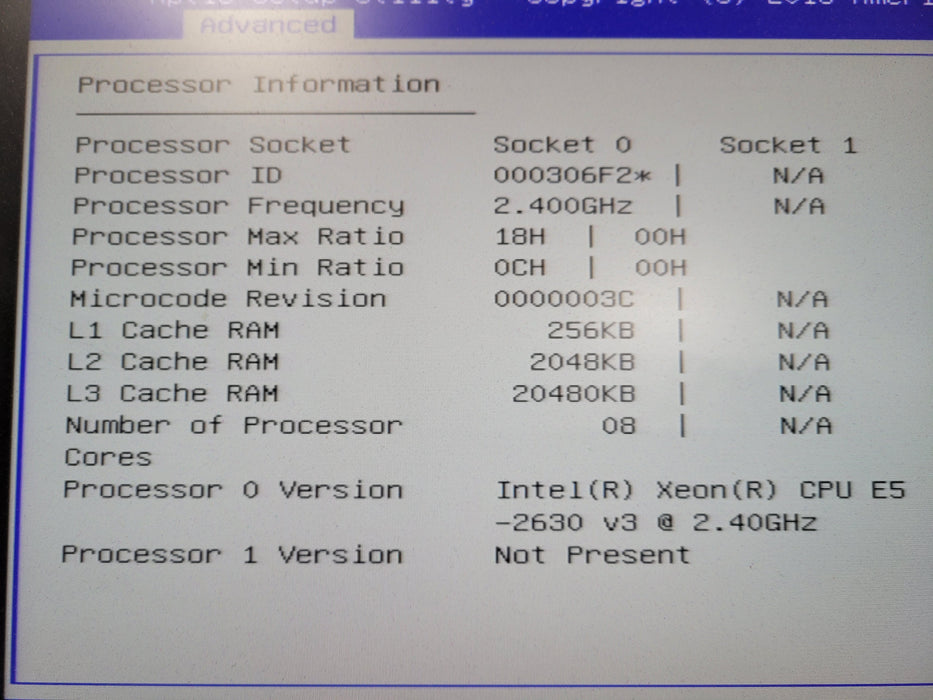 Cisco UCS C220 M5 1U 2.5" Server Xeon 2630 v3 @ 2.4GHz 16GB DDR4 AVAGO MegaRAID