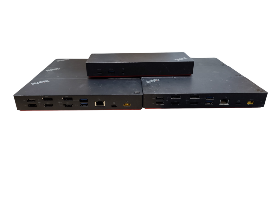 Lot 7x Lenovo ThinkPad Hybrid USB-C with USB-A Dock DUD9011D1 40AF