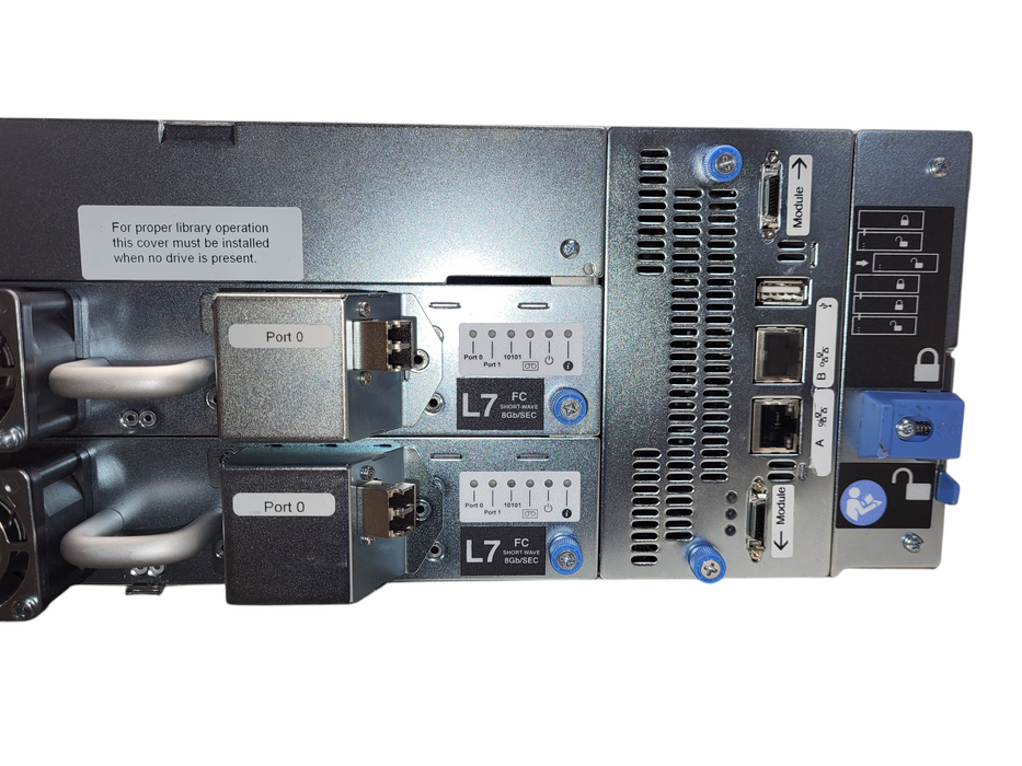IBM TS4300 Tape Library 2x FC LTO7 Drives READ