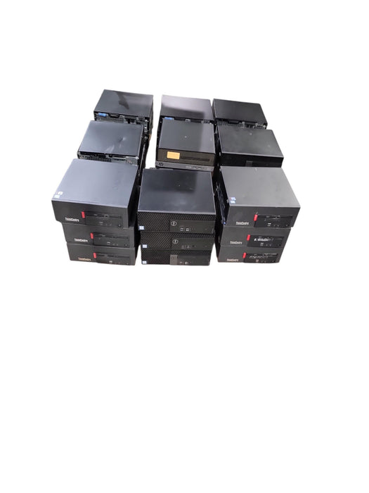 Lot of 27x SFF Dell, Lenovo, Hp i5 -9th Gen 8GB DDR4 Ram No HDD