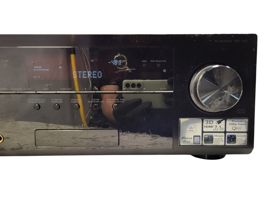 Pioneer VSX-1127-K 7.2-channel A/V network receiver READ