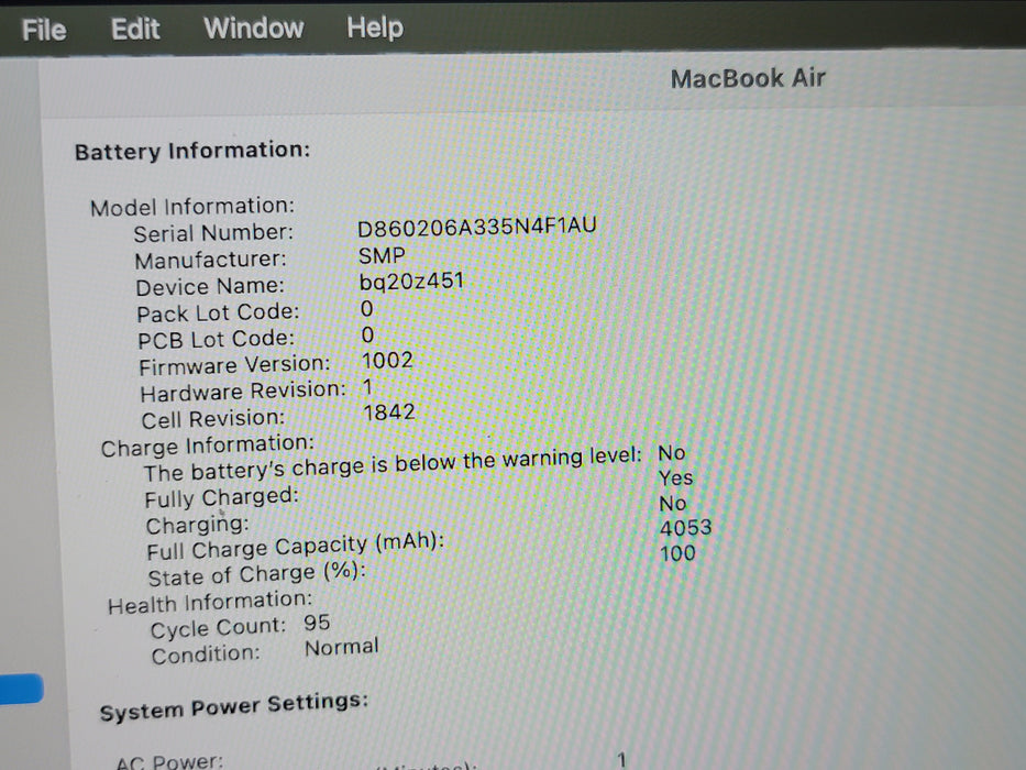 Apple Macbook Air 2020 13" Core i5-1030NG7 16GB DDR4 250GB SSD [A2179 | Read]