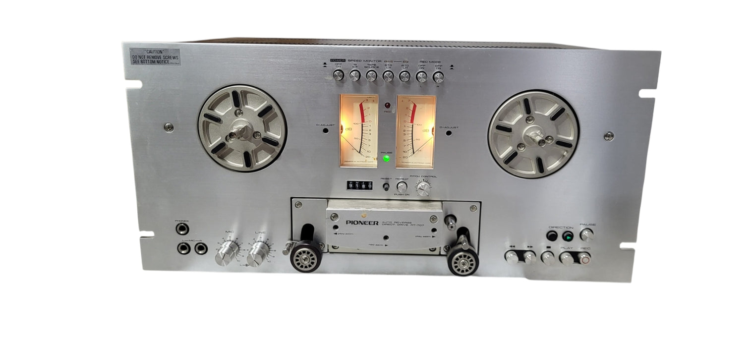 Pioneer RT-707 Auto Reverse Direct Drive Reel To Reel Recorder Tape Deck | READ