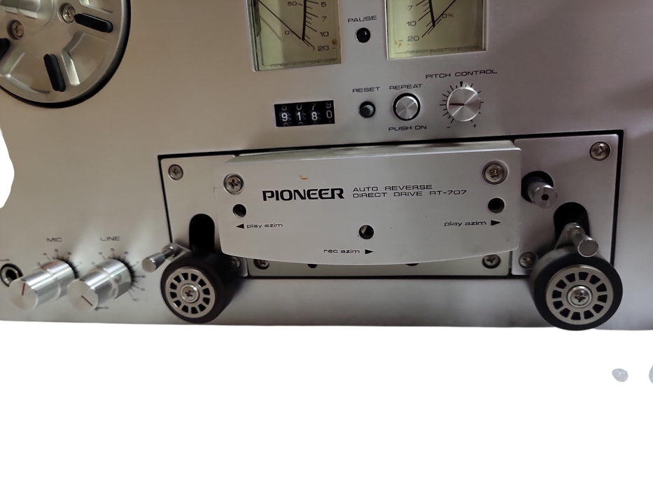 Pioneer RT-707 Auto Reverse Direct Drive Reel To Reel Recorder Tape Deck | READ