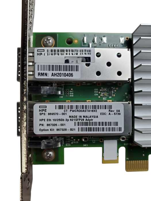 HP 869570-001 10/25Gb 2-Port 621SFP28 Adapter