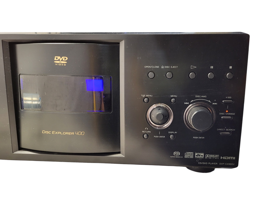 Sony DVP-CX995V Disc Explorer 400 DVD CD SACD Changer HDMI No remote