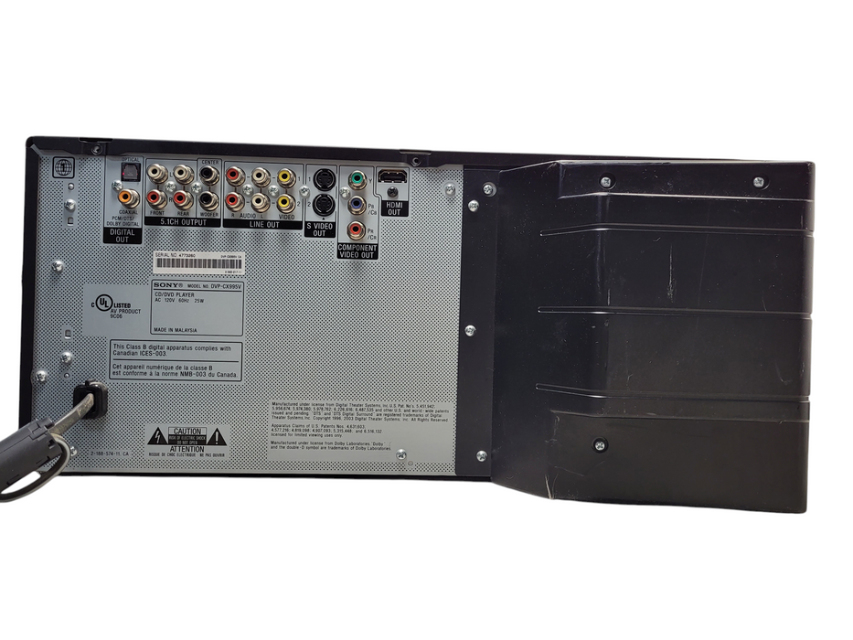 Sony DVP-CX995V Disc Explorer 400 DVD CD SACD Changer HDMI No remote