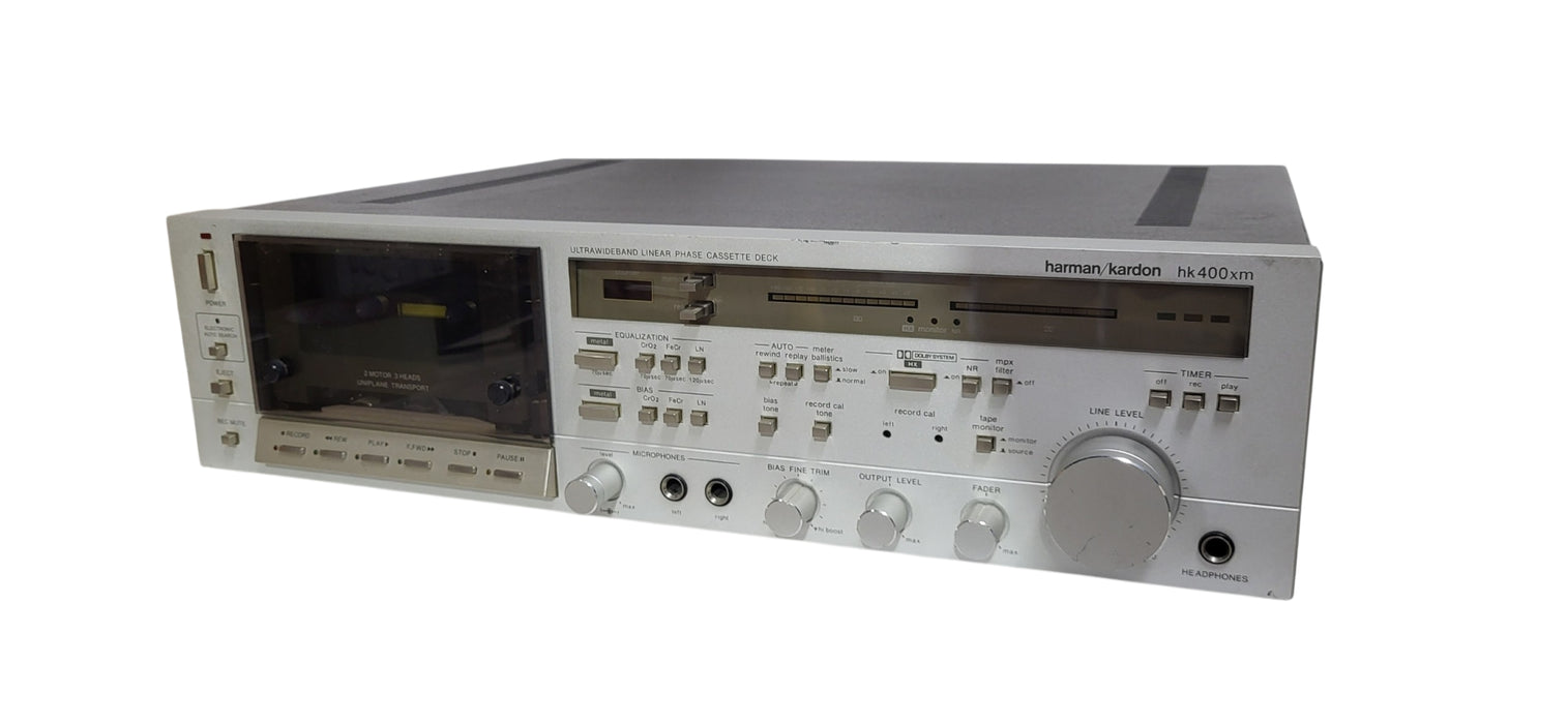 Harman Kardon HK400XM 3-Head Stereo Cassette Deck Made in Japan| READ