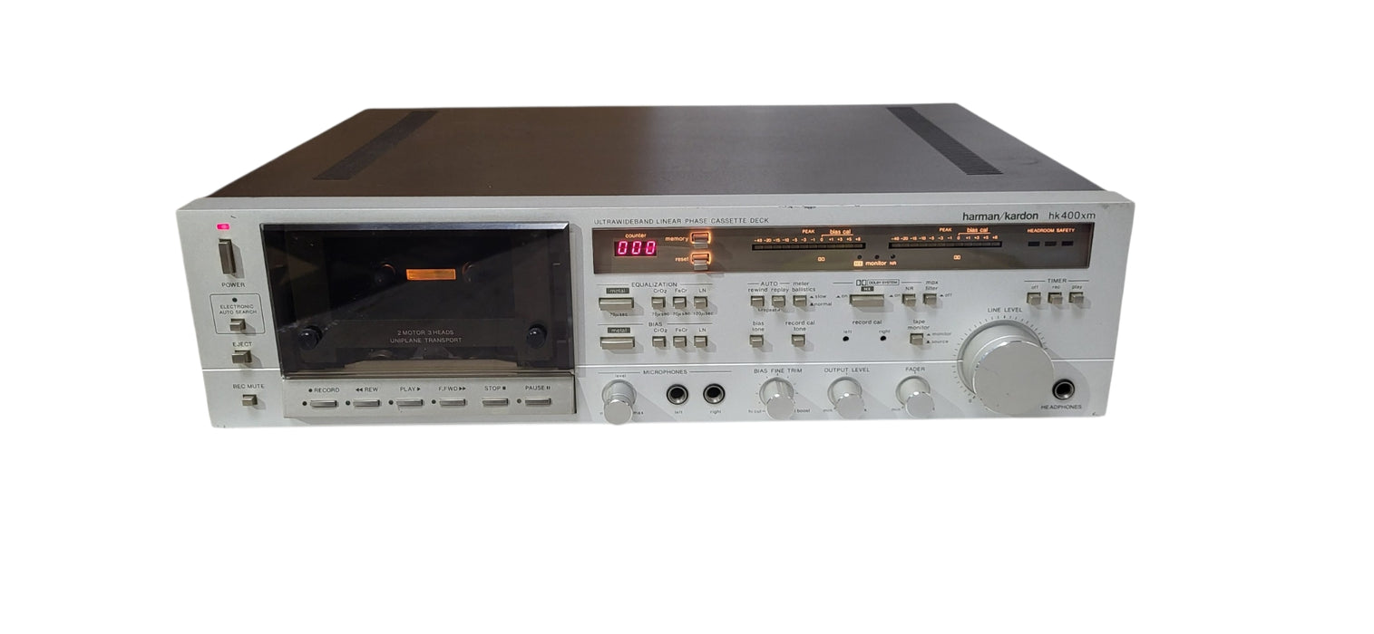 Harman Kardon HK400XM 3-Head Stereo Cassette Deck Made in Japan| READ