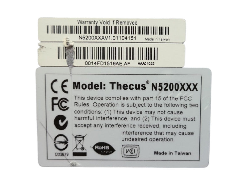 Thecus N5200xxx 5 Bay 3.5\\" Storage Pro NAS Server, No HDDs, READ