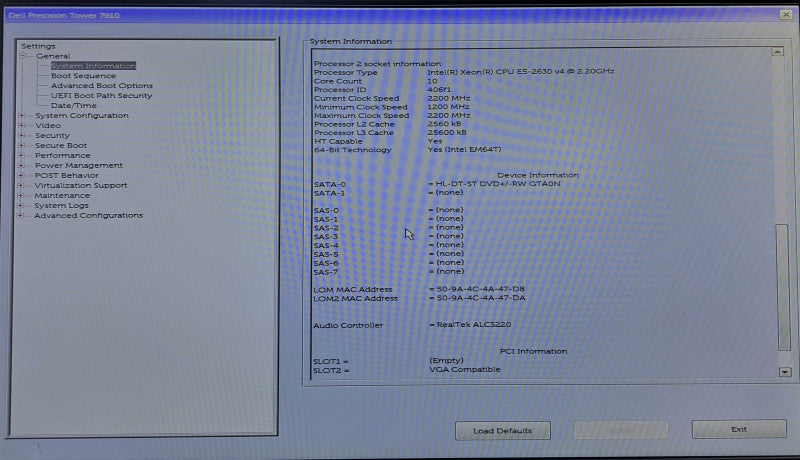 Dell Precision T7910| 2x Xeon E5-2630 v4 @2.2GHz 10C, 32GB DDR4, Quadro M2000