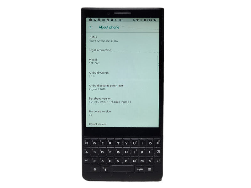 BlackBerry Key2 BBF100-2 64GB READ $