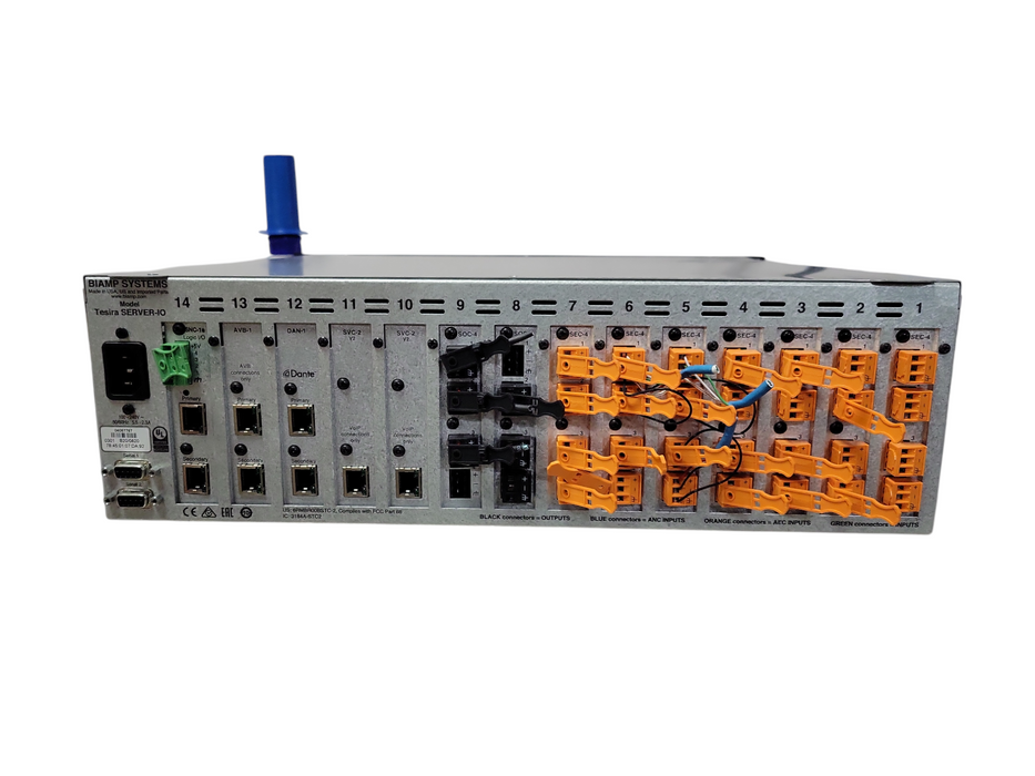 USED BIAMP TESIRA SERVER-IO Digital Audio Server