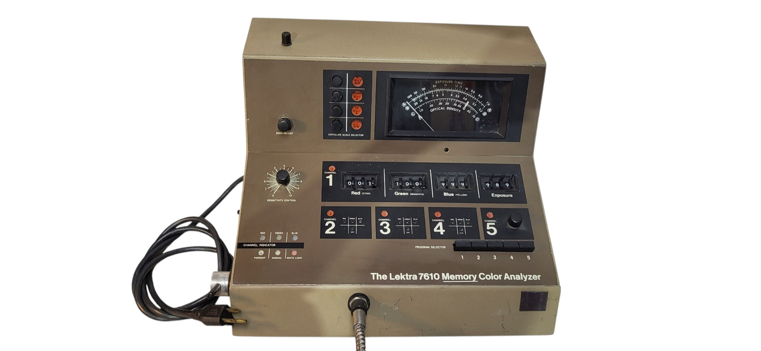 Lektra 7610 Memory Color Analyzer Darkroom