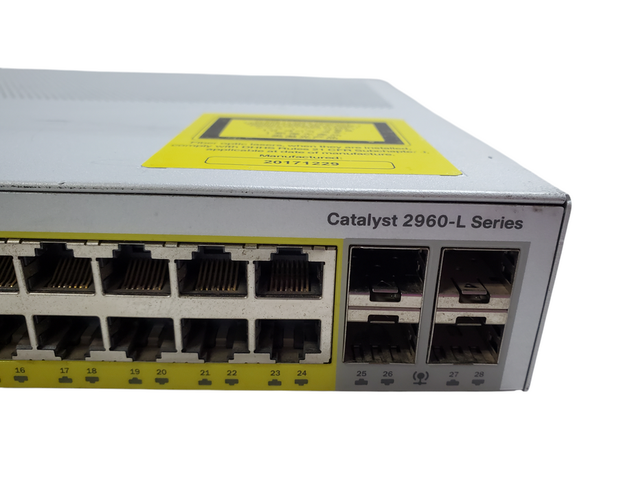 Cisco WS-C2960L-24PS-LL V01 | 24-Port Gigabit PoE+ Silent Managed Switch
