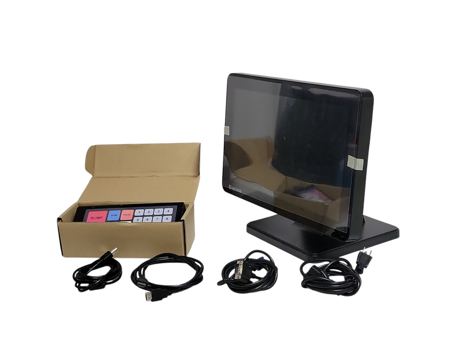 Logic controls 15.6" Touch Screen 630037 LE1015W-J with KB9000 Bump Bar