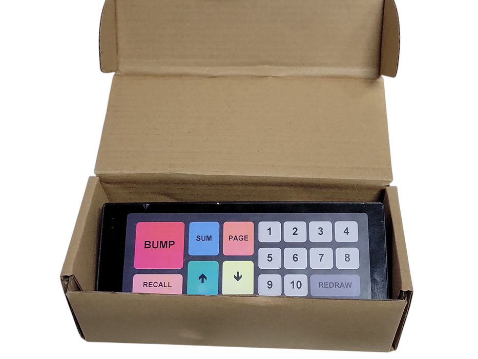 Logic controls 15.6" Touch Screen 630037 LE1015W-J with KB9000 Bump Bar