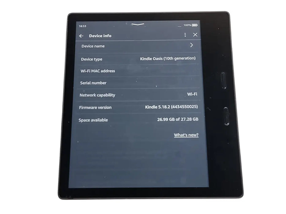 Amazon Kindle Oasis 10th Gen - 32GB - Gray [S8IN4O | B]