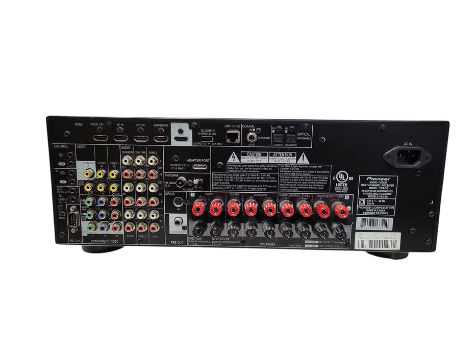 Pioneer Elite VSX-50 7.1 Ch Receiver HDMI 3D Dolby DTS-HD 550W