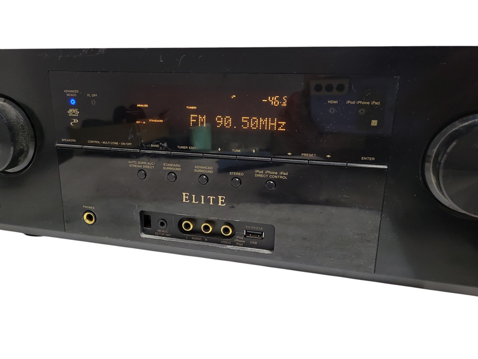 Pioneer Elite VSX-50 7.1 Ch Receiver HDMI 3D Dolby DTS-HD 550W