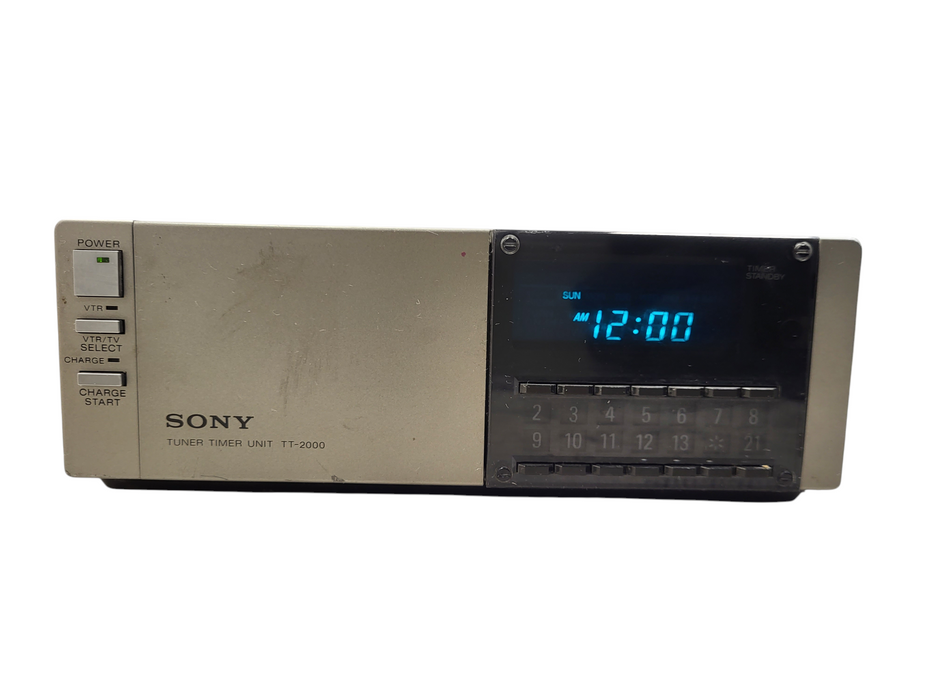 Sony Portable Videocassette Recorder SL-2000 Betamax & TT-2000 Tuner