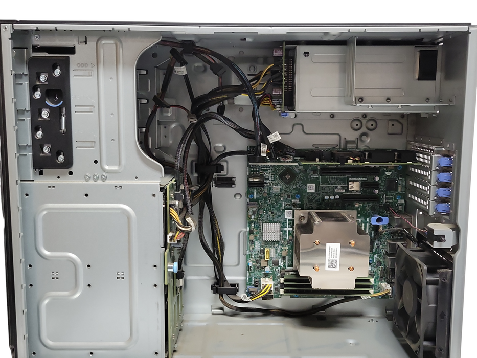 DELL PE T340, Xeon E-2226G 3.40GHz, 64GB DDR4, PERC H730P 6x 4TB SAS HDDs 2x PSU
