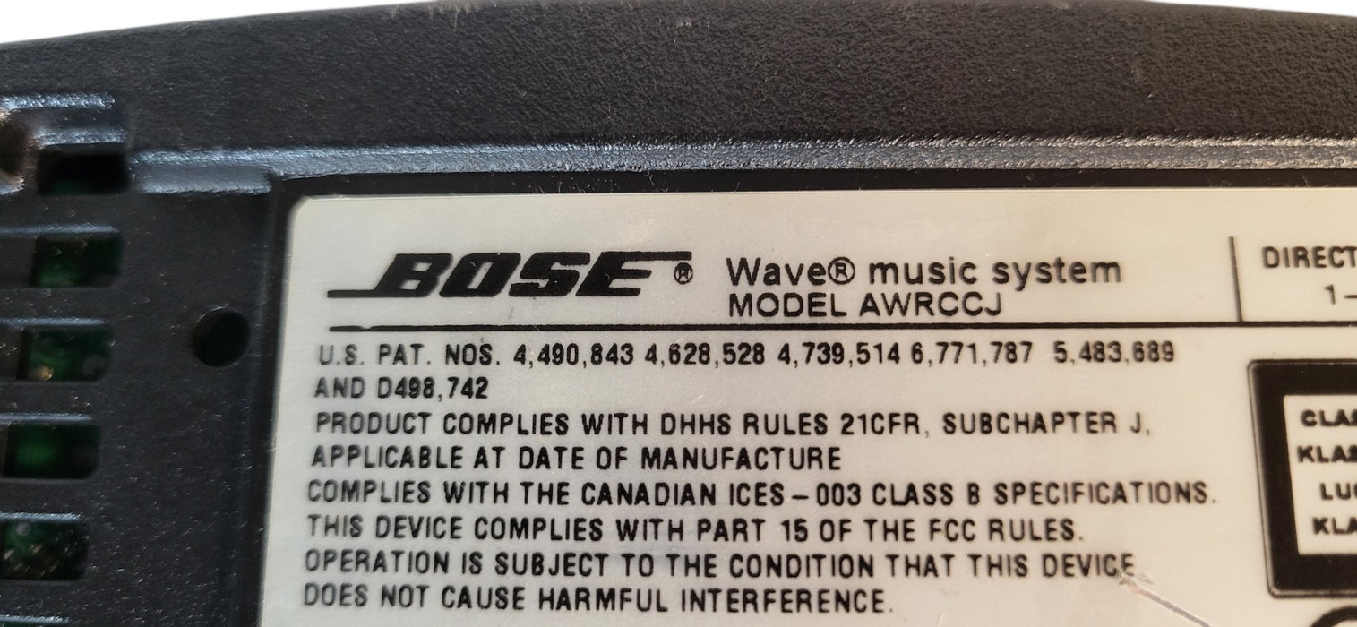Bose Wave Music System AWRCCJ AM/FM CD Player Stereo | READ