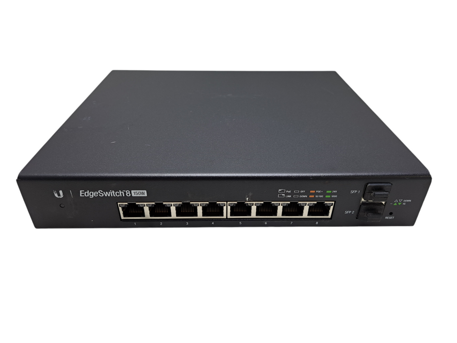 Ubiquiti EdgeSwitch 8 150W (ES-8-150W) 8-Port Gigabit PoE Switch