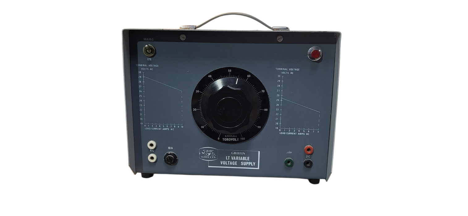 Vintage Griffin & George Torovolt LT Variable Voltage Supply 115V 325W 60Hz|READ