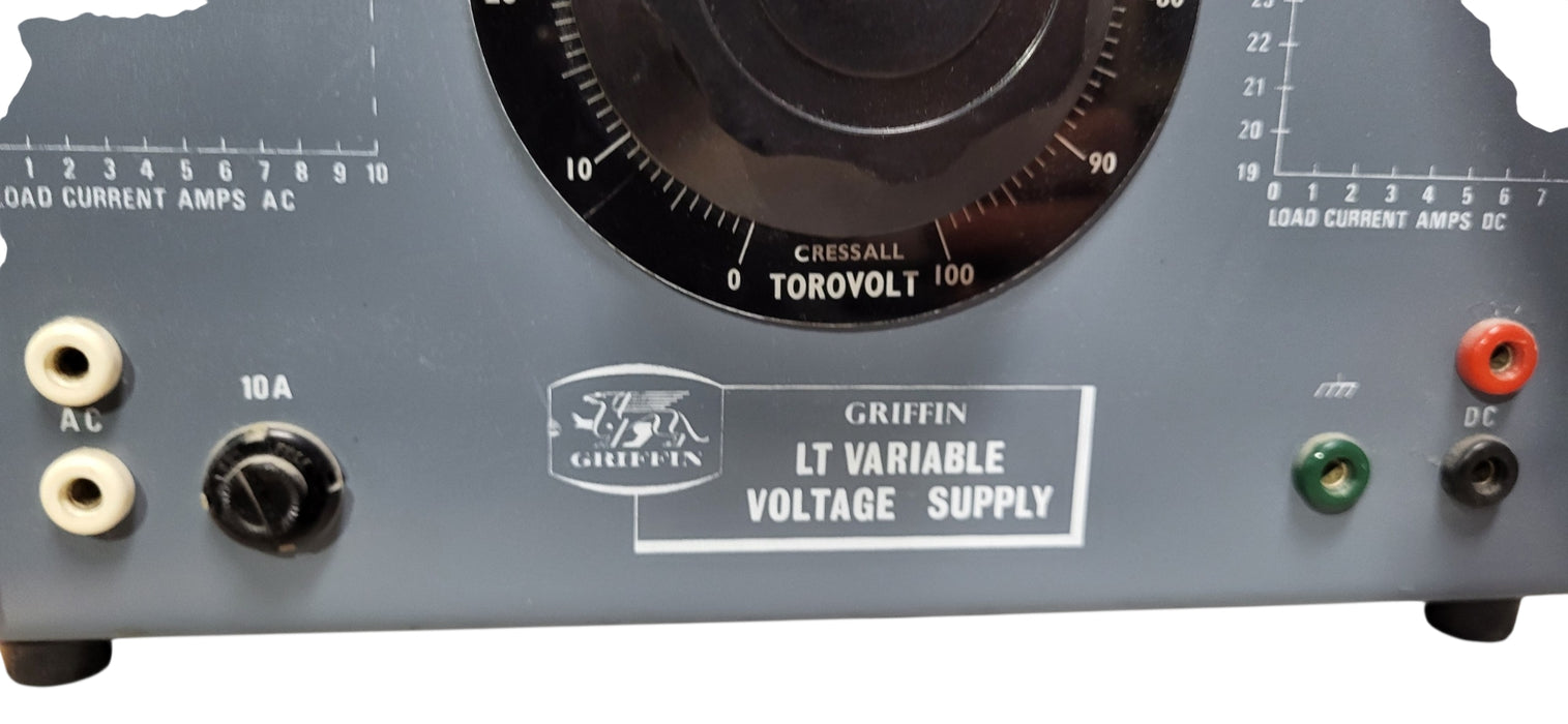 Vintage Griffin & George Torovolt LT Variable Voltage Supply 115V 325W 60Hz|READ