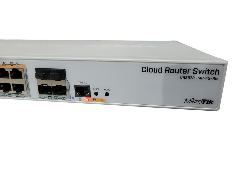 MIKROTIK CRS328-24P-4S+RM | 28-Port Gigabit PoE+ L2/L3 Switch/Router 10GSFP+ REA