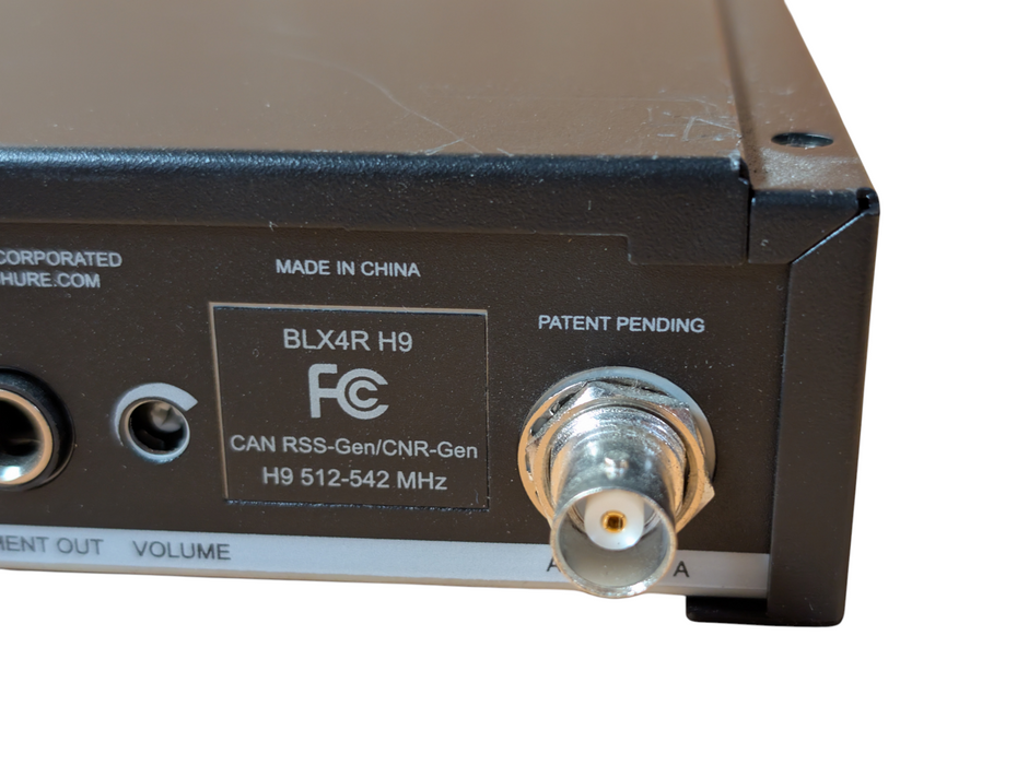SHURE BLX4R H9 512-542 MHz Wireless Receiver