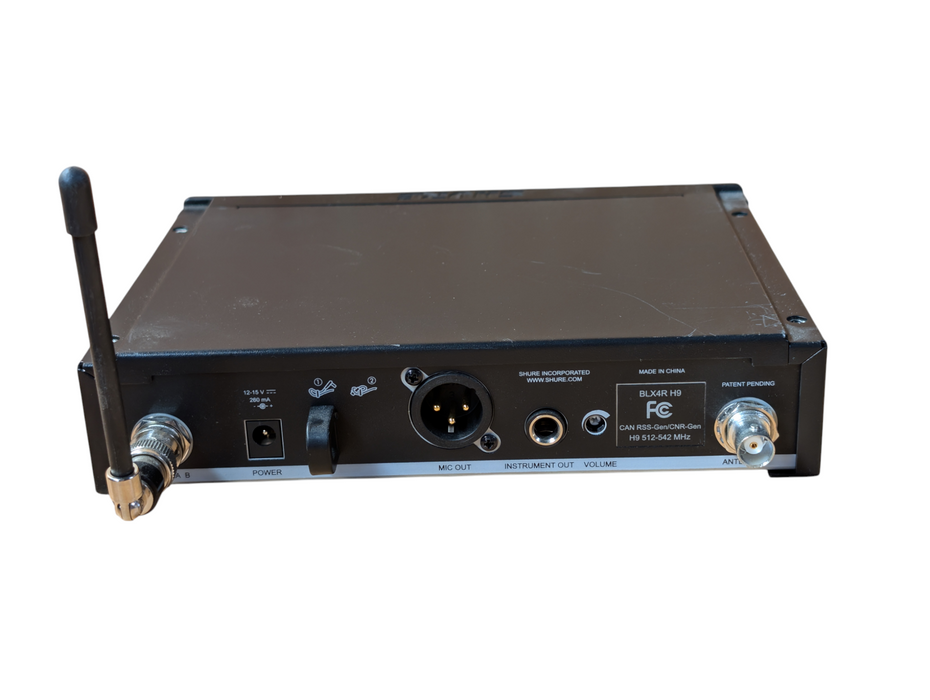 SHURE BLX4R H9 512-542 MHz Wireless Receiver