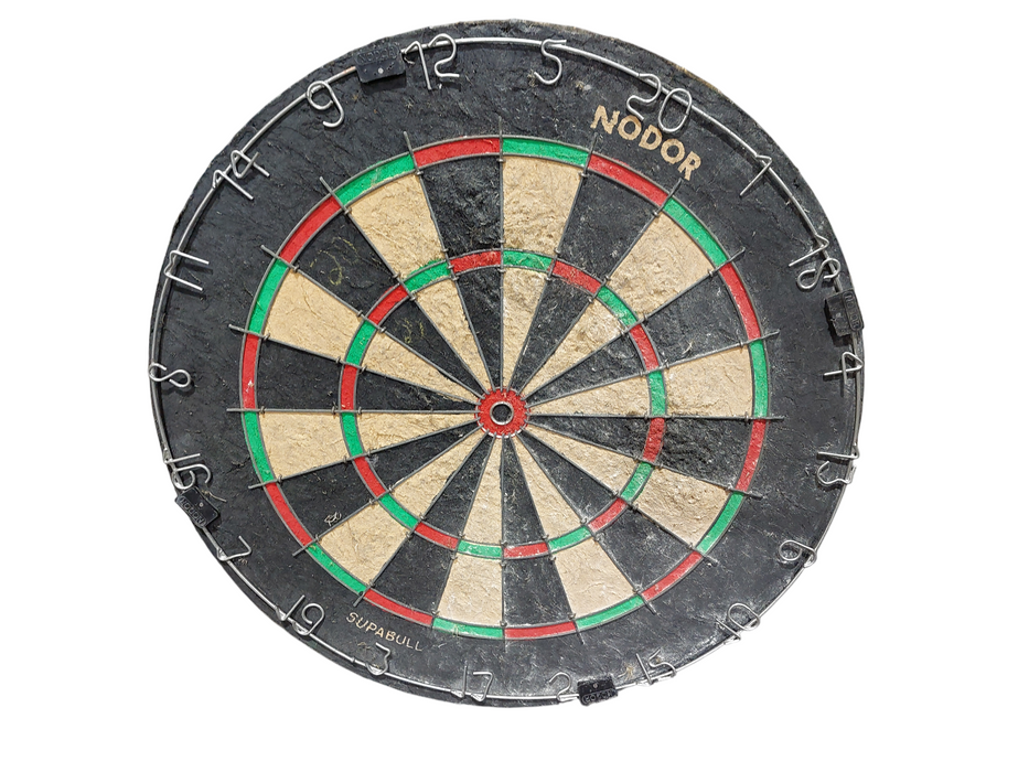 Vintage Nodor Superbull Dartboard 1992