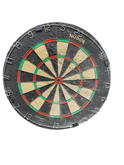 Vintage Nodor Superbull Dartboard 1992