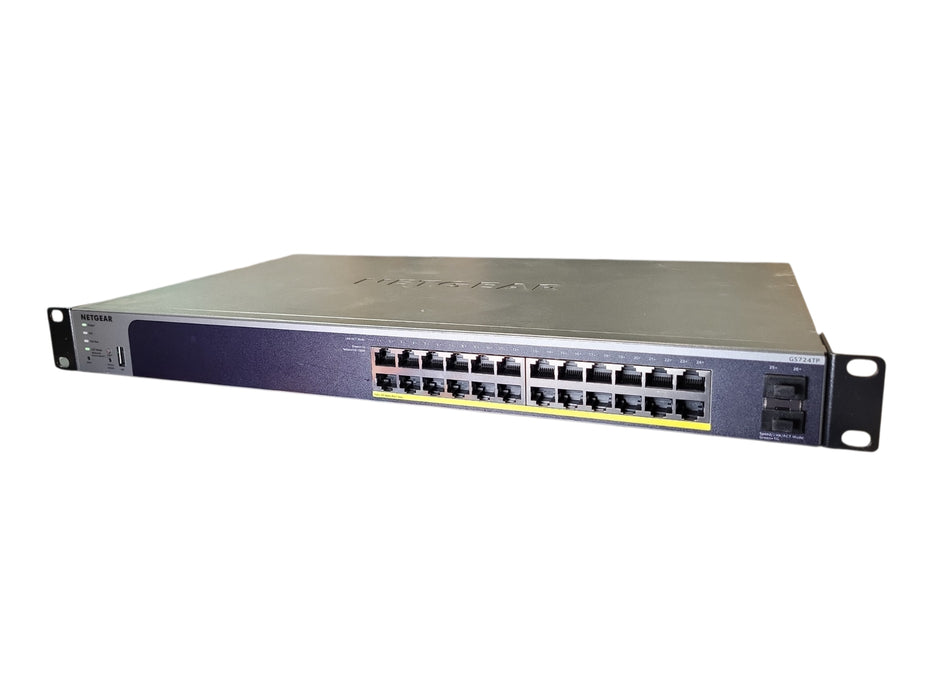 NETGEAR GS724TP v3 24-Port Gigabit Ethernet PoE+ Smart Switch, Unclaimed Switch